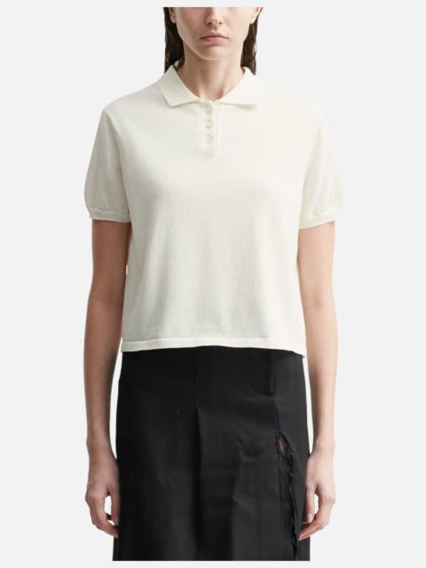NOTHING WRITTEN COTTON KNIT POLO