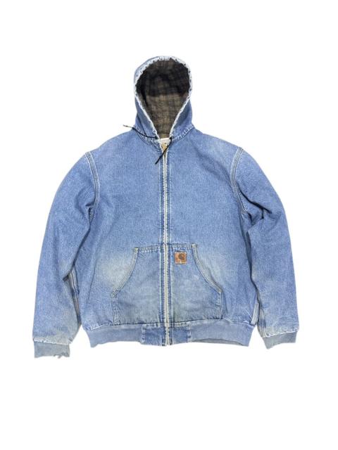 Vintage Carhartt Chore Jacket WorkWear Detroit Jacket J08DST