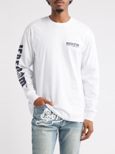 ICECREAM ICECREAM The Truck Long Sleeve Graphic T-Shirt in White at Nordstrom