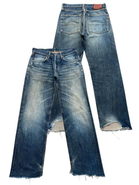 Other Designers Vtg Edwin 505X Distressed Mudwash Selvedge Denim Jeans 32x31