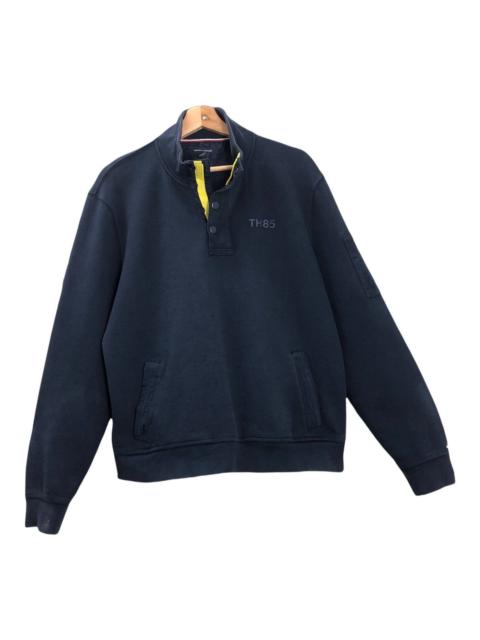 Other Designers Vintage - Tommy Hilfiger Button Up Sweatshirt Size M