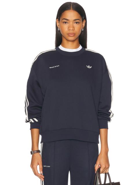adidas Originals x Sporty & Rich Crewneck Sweatshirt
