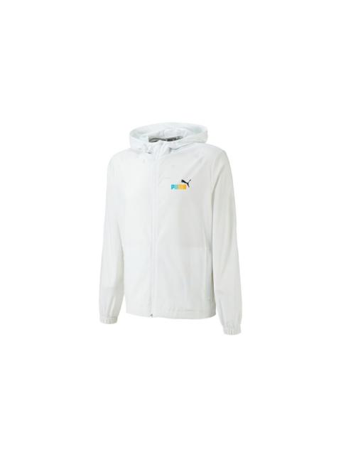 PUMA PUMA Full Sleeve Printed Hoodie 'White' 678013-02