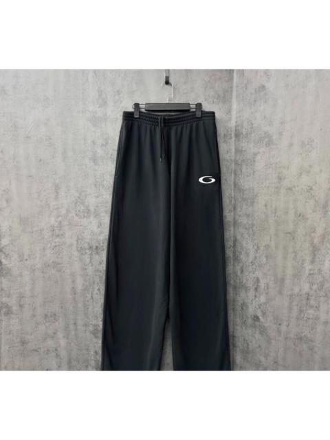 BALENCIAGA Balenciaga 25 Latest Embroidered Logo Distressed Casual Pants