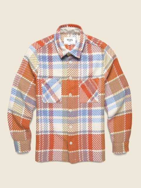 Wax London Whiting Overshirt - Bude Check Pastel