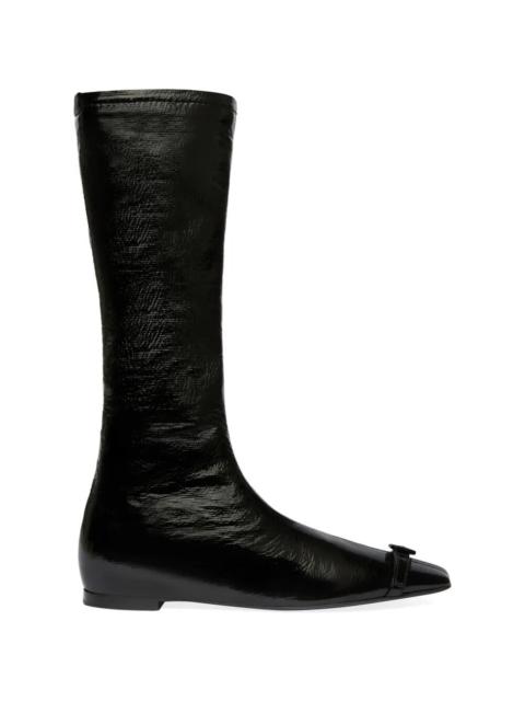 courrèges Courreges Women "Flat Buckle" Vinyl Boots
