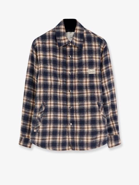 Dunst Dunst Madras Pattern Flannel Jacket Navy Check