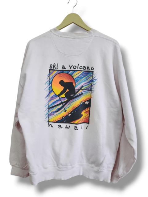 Other Designers Vintage 1980s Ski A Volcano Hawaii Crazy Shirts Sweater