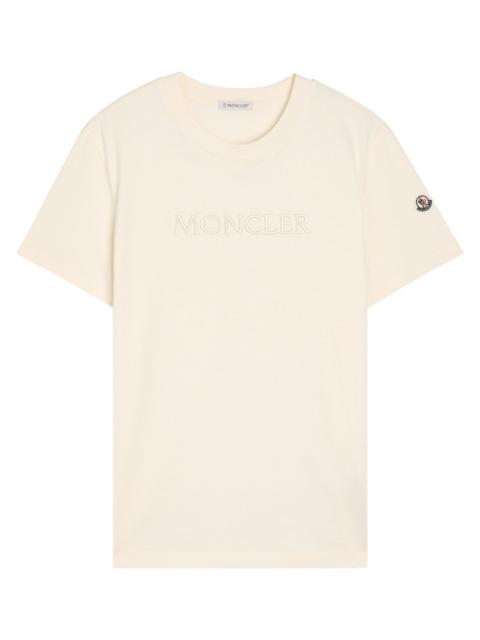Moncler Moncler Logo-appliquéd Cotton T-shirt