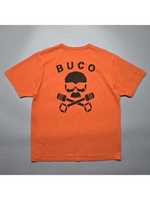 The Real McCoys Buco - Skull Piston Pocket T-Shirt