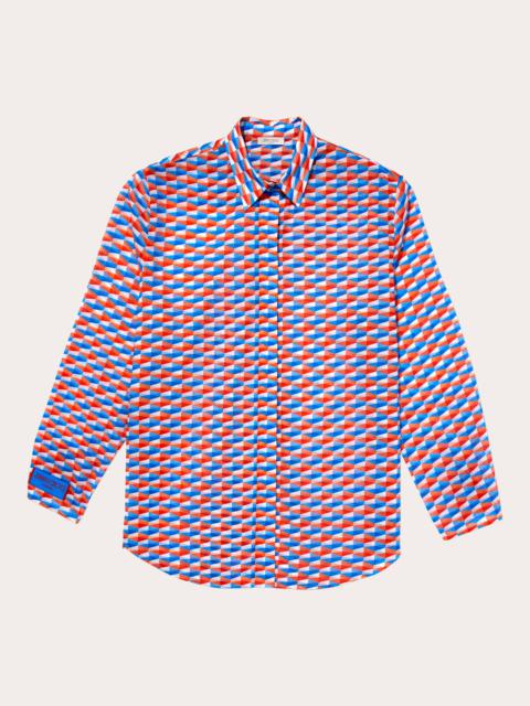 JIMMY CHOO Lona Printed Cotton Shirt