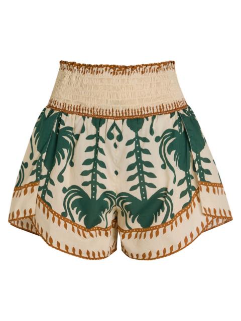 Johanna Ortiz Johanna Ortiz Linka Printed Cotton Shorts