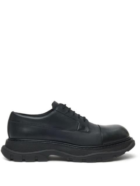 ALEXANDER MCQUEEN TREAD LEATHER LACE UP SHOES
