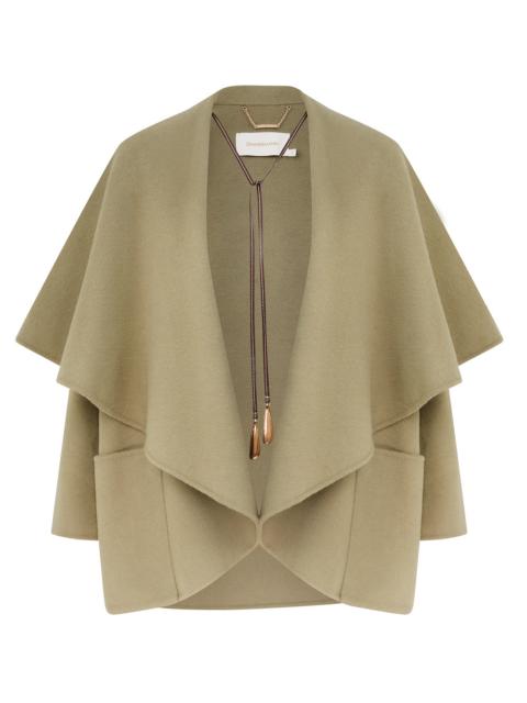 Zimmermann REBELLION TIE NECK CAPE