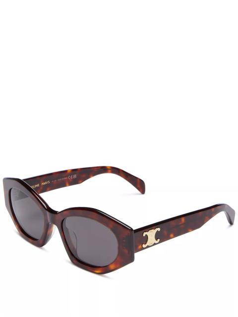 CELINE Triomphe Cat Eye Sunglasses, 55mm