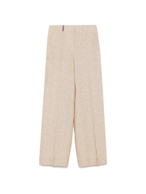Peserico - Peserico Neutrals Trousers - Tailored Trousers Women