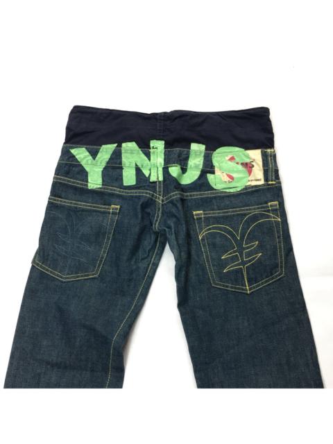 Other Designers Japanese Brand - Yen Jeans Japan Double Waist Drawstring Jeans