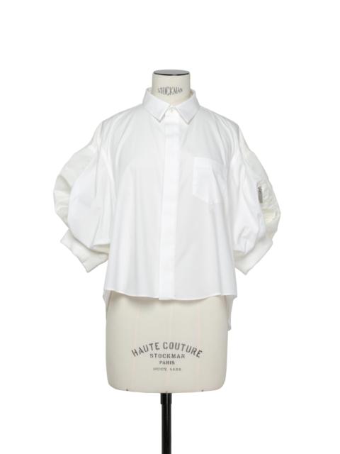 sacai Cotton Poplin x Nylon Twill Shirt