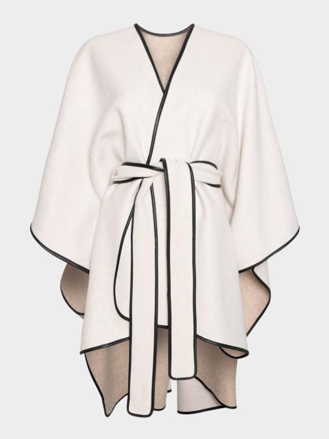 Johnstons of Elgin Belted Wool & Cashmere Cape