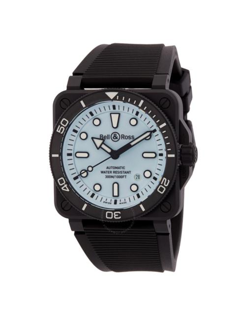 Other Designers Bell and Ross Diver Automatic Blue Dial Men's Watch BR03A-D-LM-CE/SRB