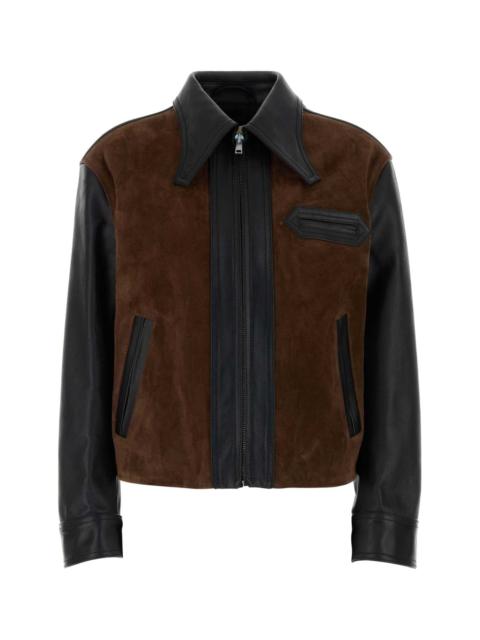 Marni Marni Women Two-Tone Leather Jacket