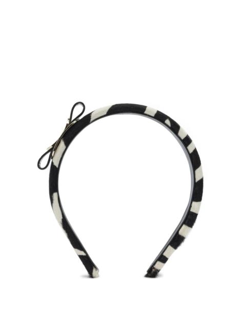 FERRAGAMO Ferragamo Women "Vara" Headband In Pony Skin