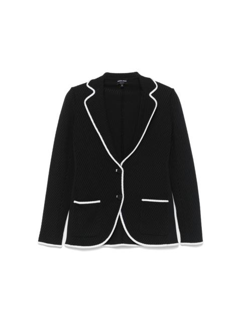 GIORGIO ARMANI Giorgio Armani Black Jackets - Blazers Women