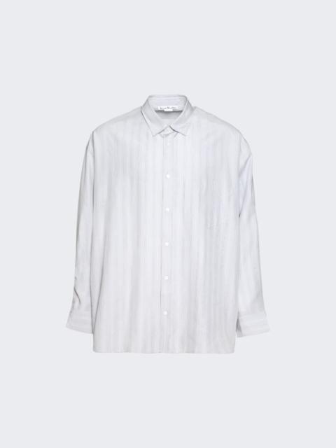 Acne Studios Striped Button Down Shirt Grey And Multi