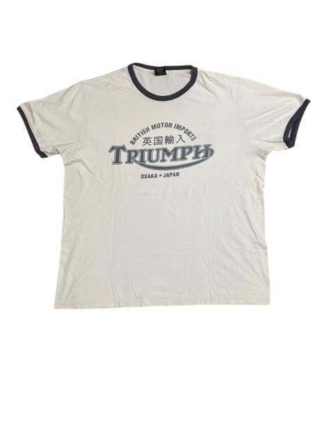 Other Designers Vintage Triumph British Motor Import Ringer T-Shirt