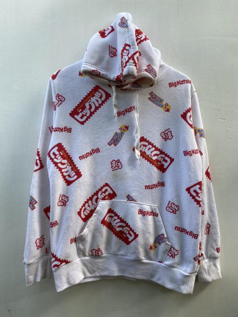 Other Designers Vintage - Okashi Collabo Bigkatsu White Hoodies Full prints