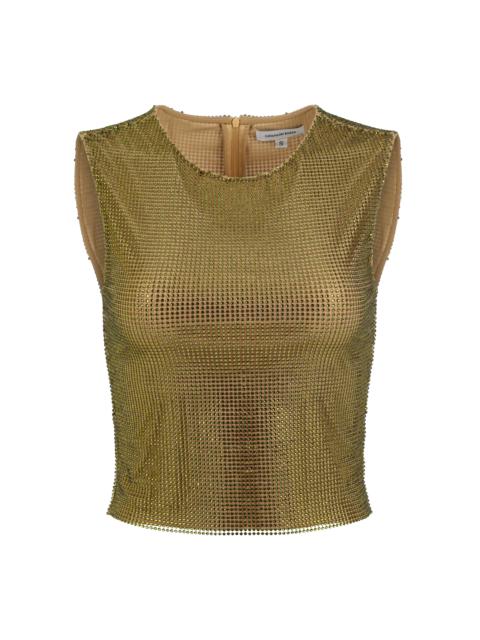 CAVANAGH BAKER Olive Crystal Tank Top
