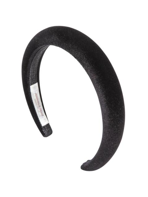 Jennifer Behr Tori Velvet Headband black