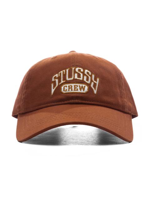 Stüssy LP CREW STRAPBACK - RUST