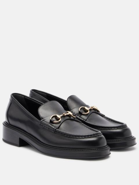 GUCCI Horsebit leather loafers