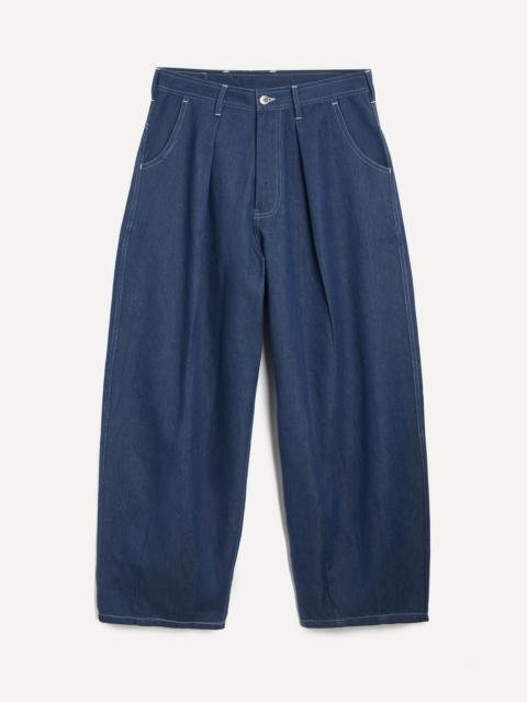 Story mfg. Lush Dark Denim Wonky-Wear Jeans