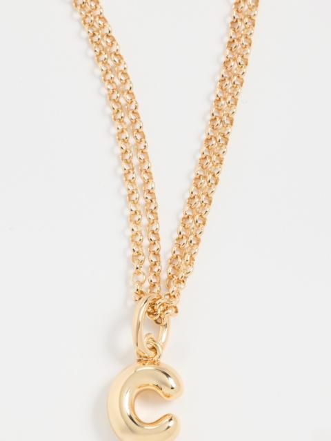 ROXANNE ASSOULIN The Puffy Initial Necklace