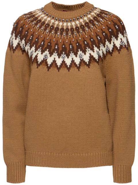 Norwegian wool jacquard sweater