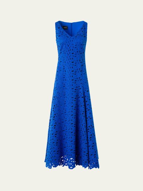 AKRIS Techno Second-Glace Midi Dress