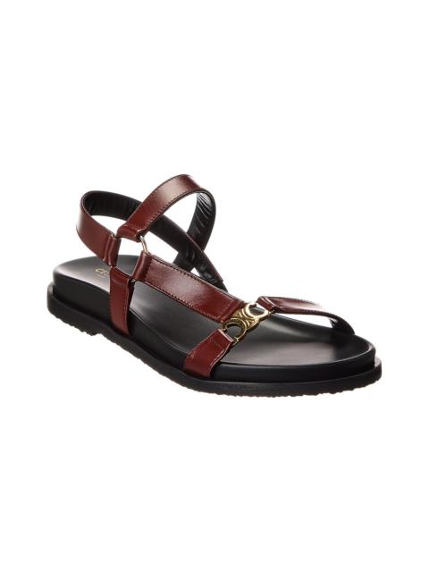 CELINE CELINE Maud Triomphe Leather Sandal