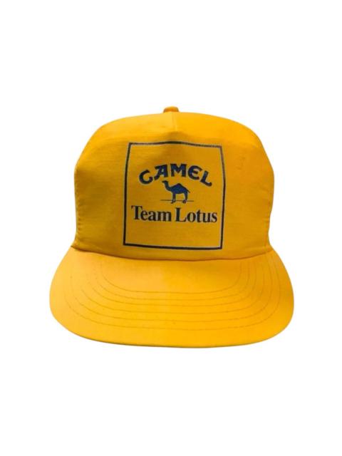 Other Designers Vintage Camel Team Lotus F1 Racing Hat USA Yellow Cap