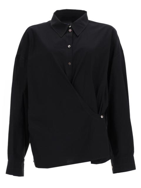 Lemaire ASYMMETRIC COTTON AND SILK SHIRT