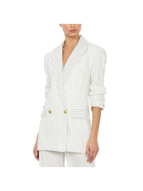 Alice + Olivia alice + olivia Arias Linen-Blend Blazer