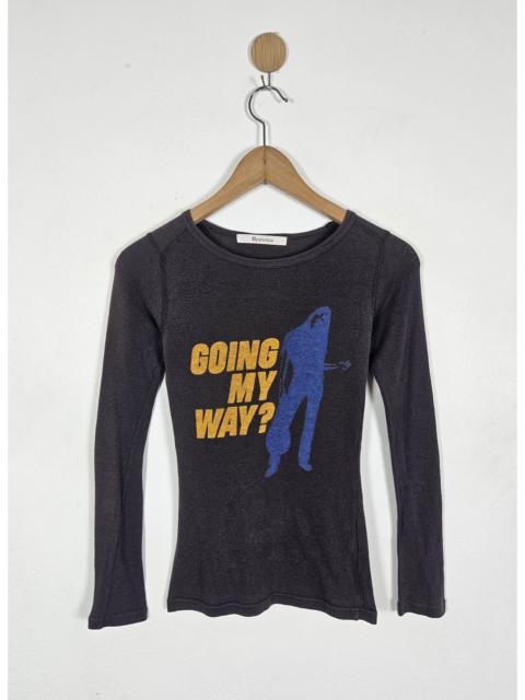 Hysteric Glamour Hysteric Glamour Going my way? girl shirt