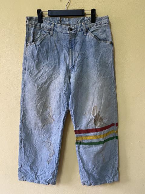 Other Designers Vintage - Vintage Wrangler Casual Pant Rainbow Summer distresed design