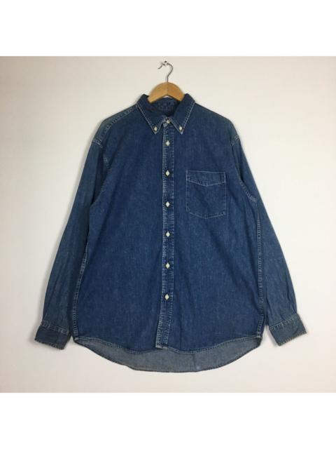 Other Designers Vintage Uniqlo Single Pocket Denim Shirt