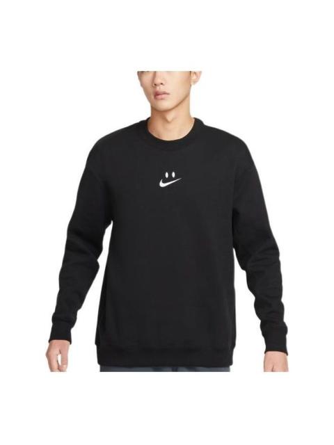 Nike Nike swoosh smile sweatshirt 'Black' FB8969-010