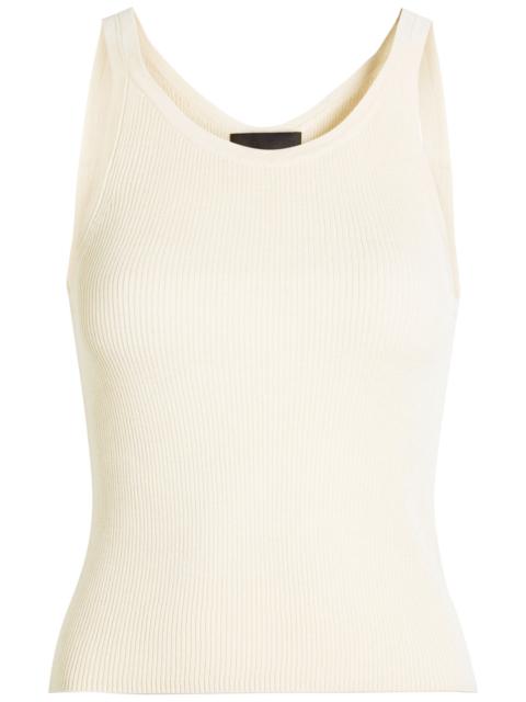 NILI LOTAN Nili Lotan Selah Ribbed Silk Tank