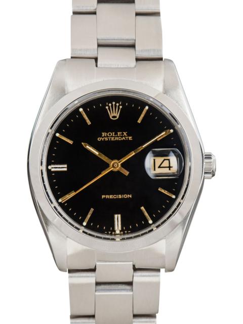 ROLEX Pre-owned Rolex OysterDate Ref 6694 Black Dial