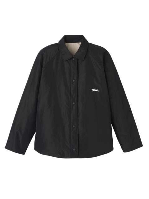 Longchamp Padded blouson Black/Paper - Technical taffeta