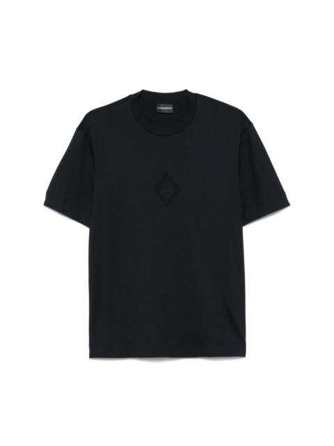 logo-embossed T-shirt